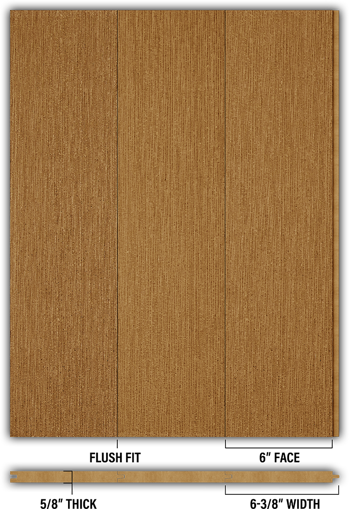 6″ RoughSawn T&G Modern Shiplap Strips - Individual