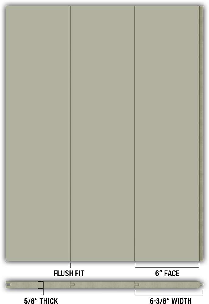 6″ Smooth T&G Modern Shiplap Strips - Individual