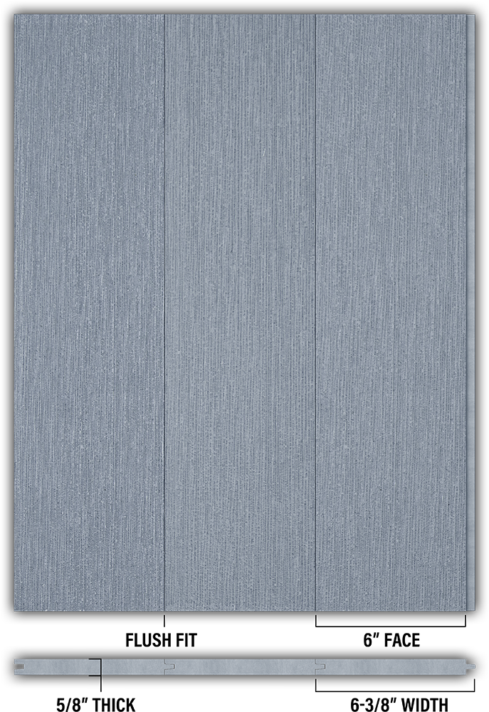 6″ RoughSawn T&G Modern Shiplap Strips - Individual