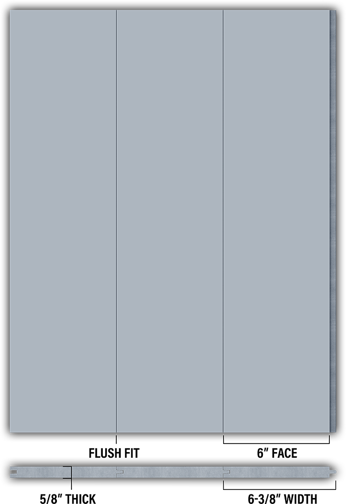 6″ Smooth T&G Modern Shiplap Strips - Individual
