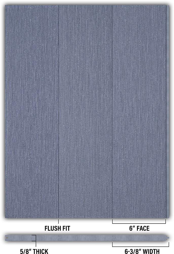 6″ RoughSawn T&G Modern Shiplap Strips - Individual