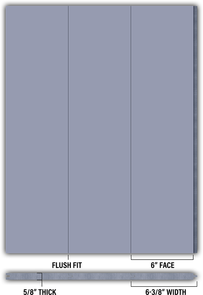 6″ Smooth T&G Modern Shiplap Strips - Individual