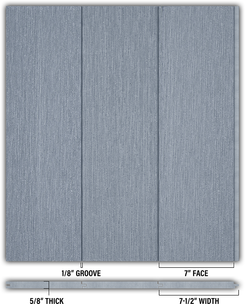 7″ RoughSawn T&G Modern Shiplap Strips - Individual