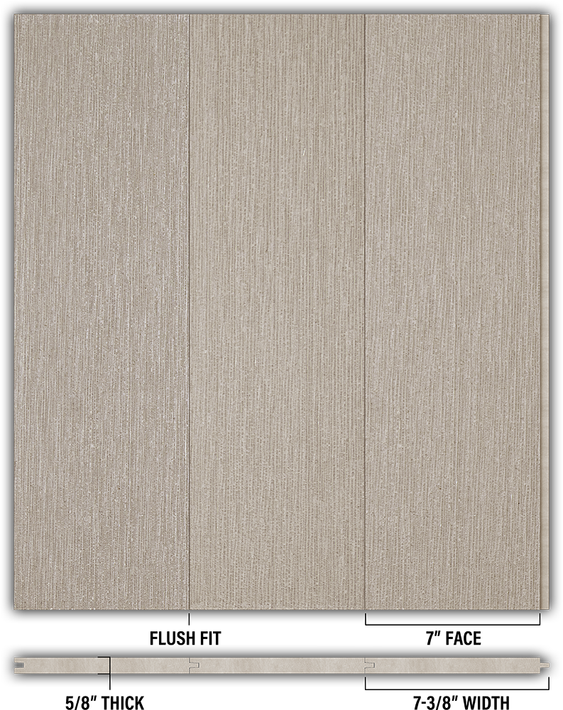 7″ RoughSawn T&G Modern Shiplap Strips - Individual