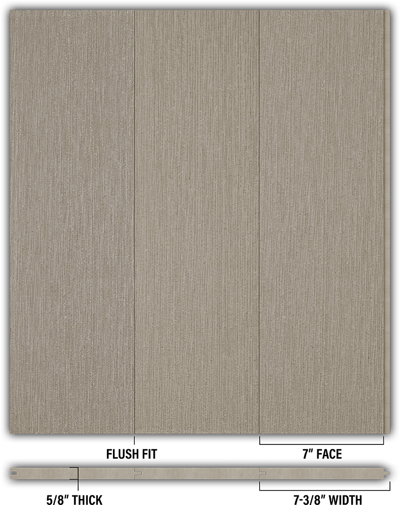 7″ RoughSawn T&G Modern Shiplap Strips - Individual