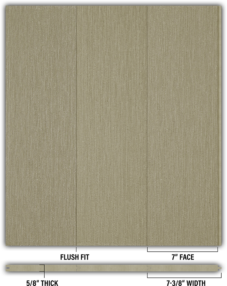 7″ RoughSawn T&G Modern Shiplap Strips - Individual