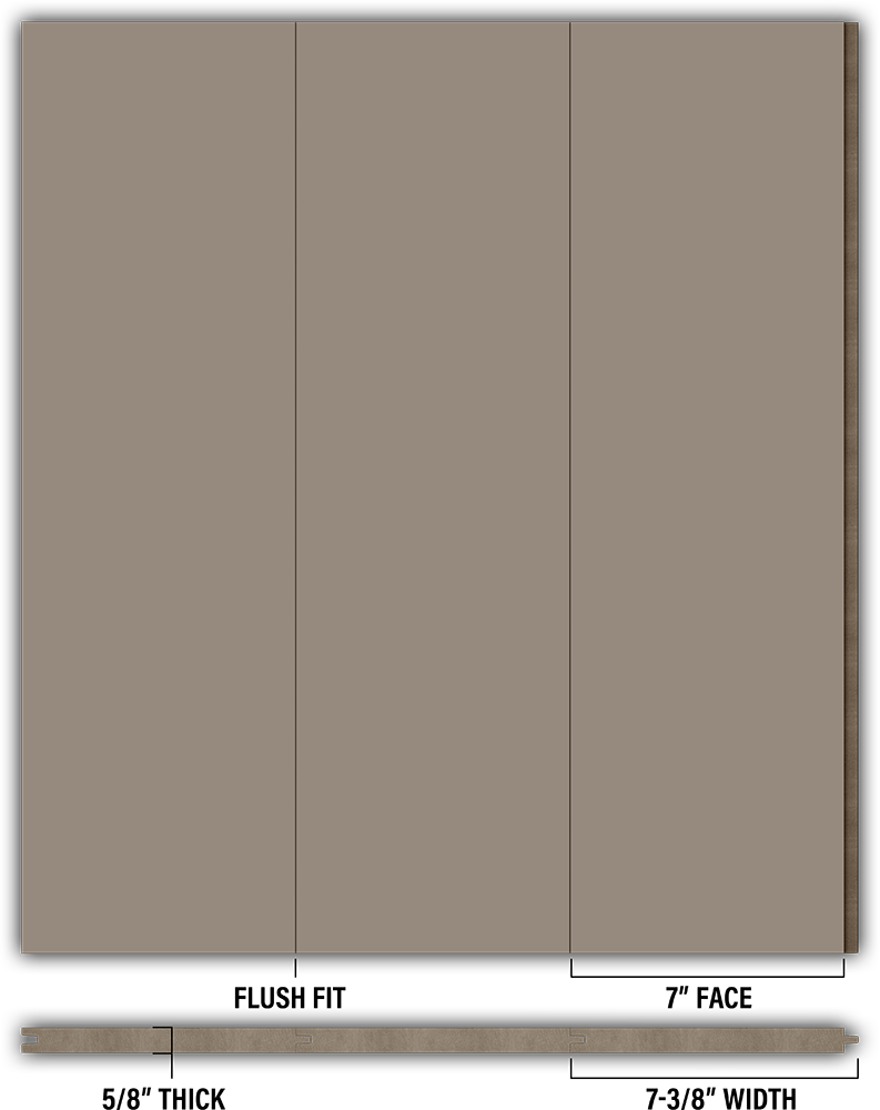 7″ Smooth T&G Modern Shiplap Strips - Individual