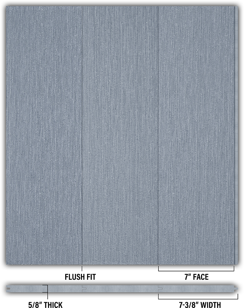 7″ RoughSawn T&G Modern Shiplap Strips - Individual