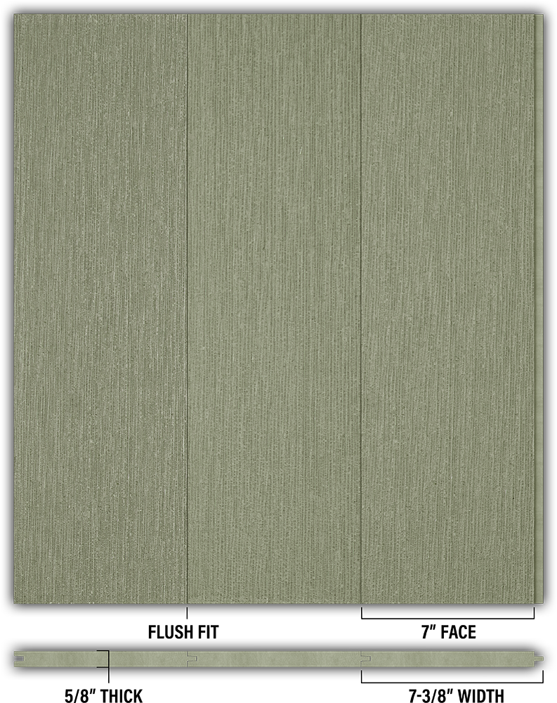 7″ RoughSawn T&G Modern Shiplap Strips - Individual
