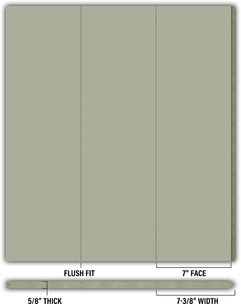 7″ Smooth T&G Modern Shiplap Strips - Individual