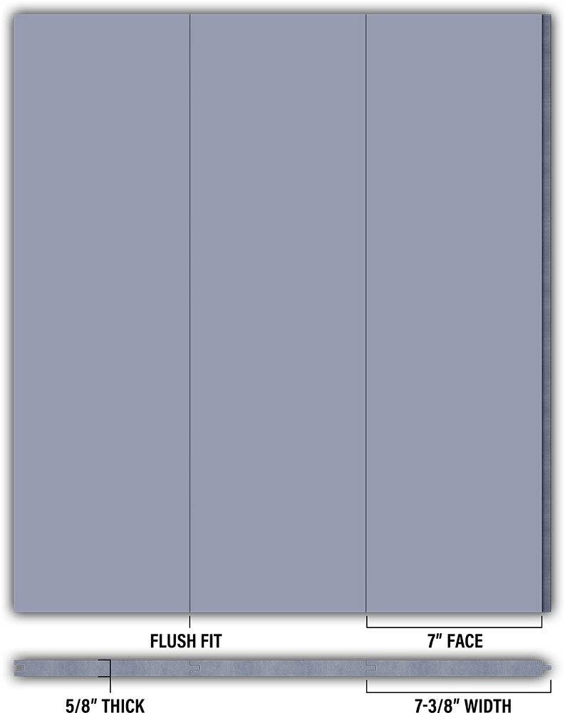 7″ Smooth T&G Modern Shiplap Strips - Individual