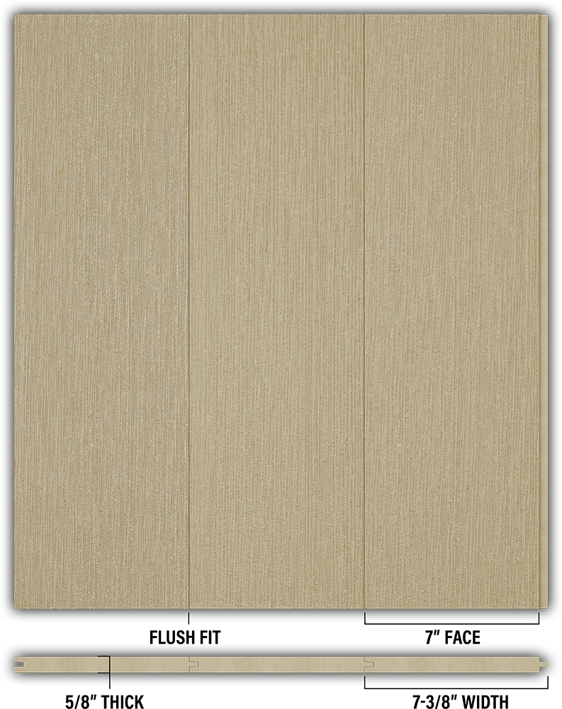 7″ RoughSawn T&G Modern Shiplap Strips - Individual