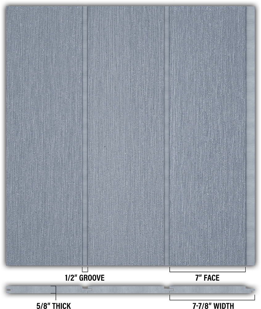 7″ RoughSawn T&G Modern Shiplap Strips - Individual