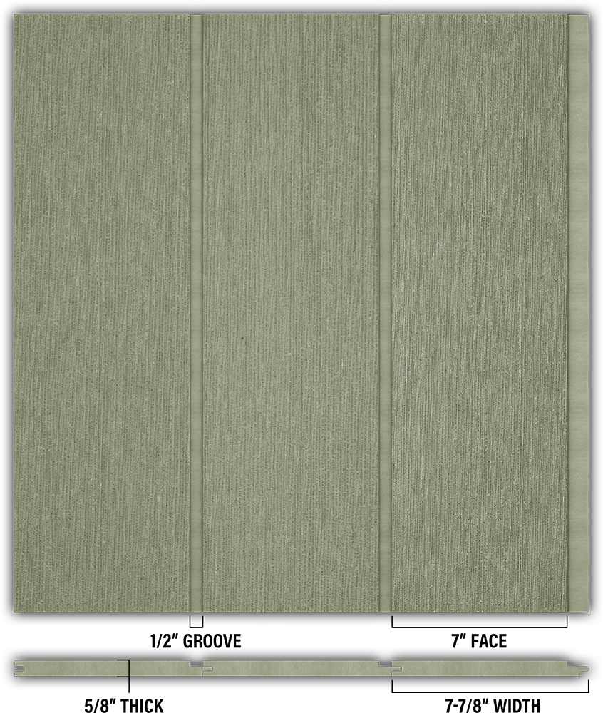 7″ RoughSawn T&G Modern Shiplap Strips - Individual