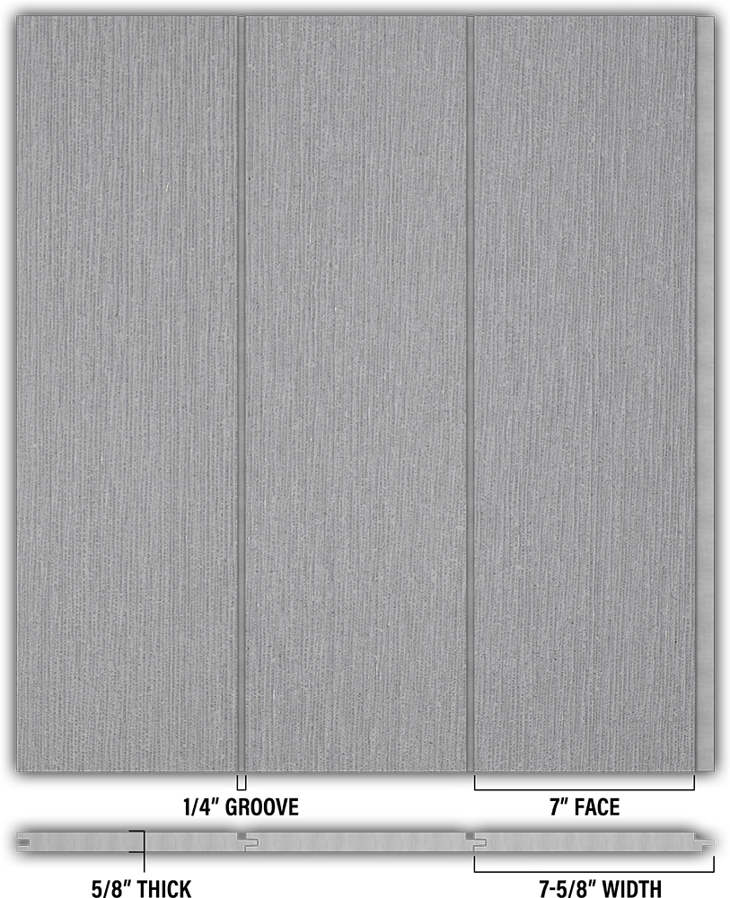 7″ RoughSawn T&G Modern Shiplap Strips - Individual