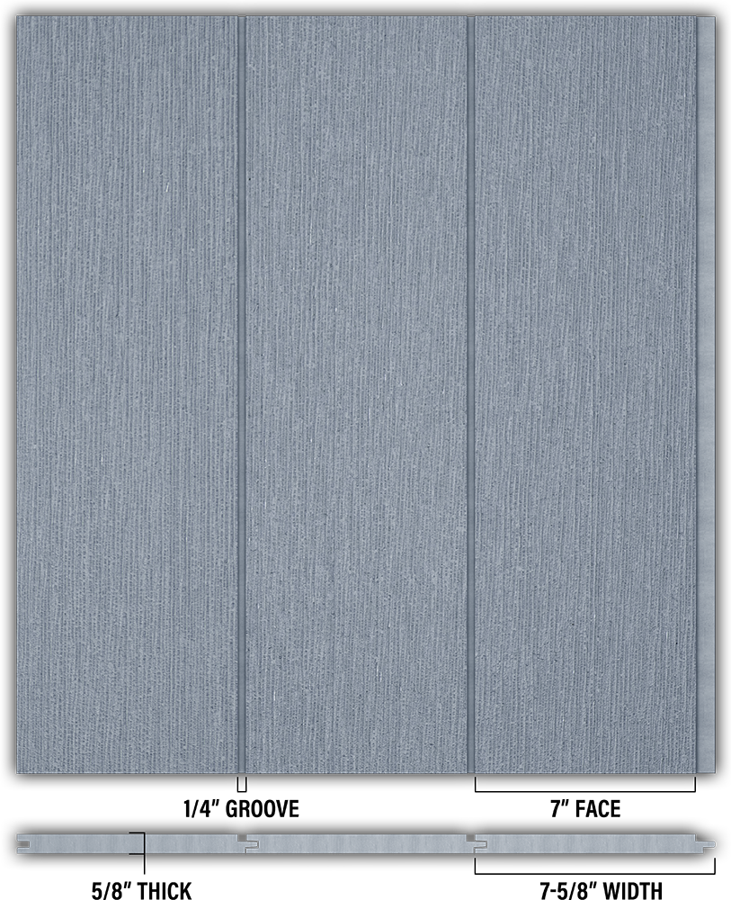 7″ RoughSawn T&G Modern Shiplap Strips - Individual