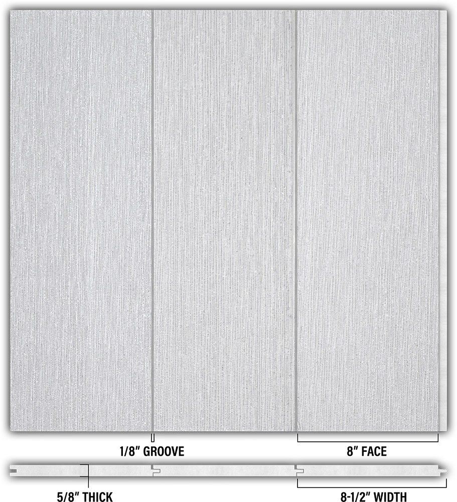 8″ RoughSawn T&G Modern Shiplap Strips - Individual