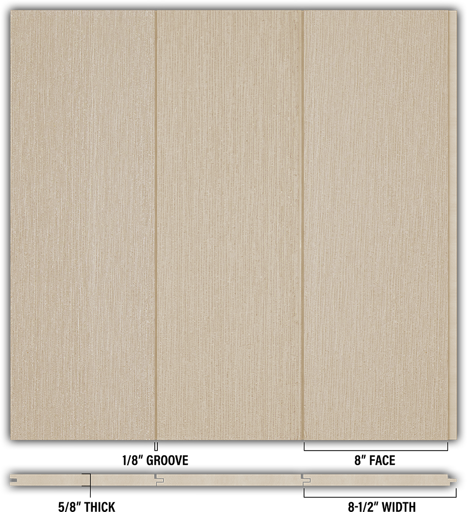 8″ RoughSawn T&G Modern Shiplap Strips - Individual