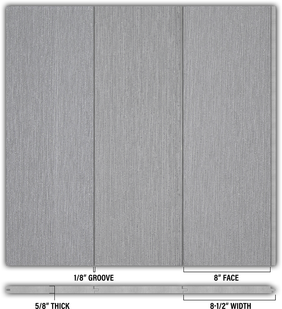 8″ RoughSawn T&G Modern Shiplap Strips - Individual