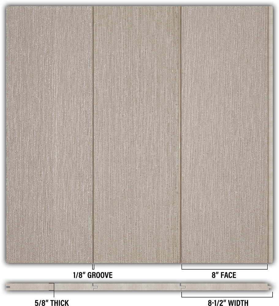 8″ RoughSawn T&G Modern Shiplap Strips - Individual