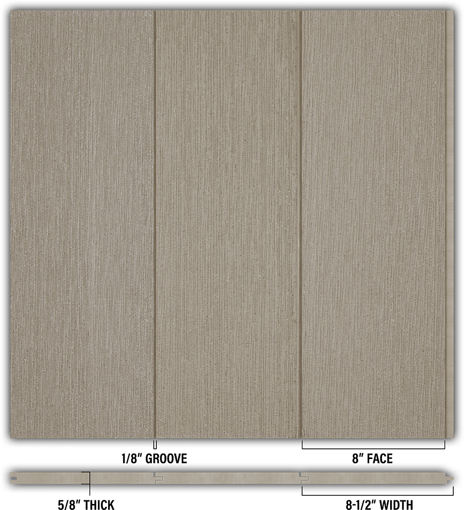 8″ RoughSawn T&G Modern Shiplap Strips - Individual