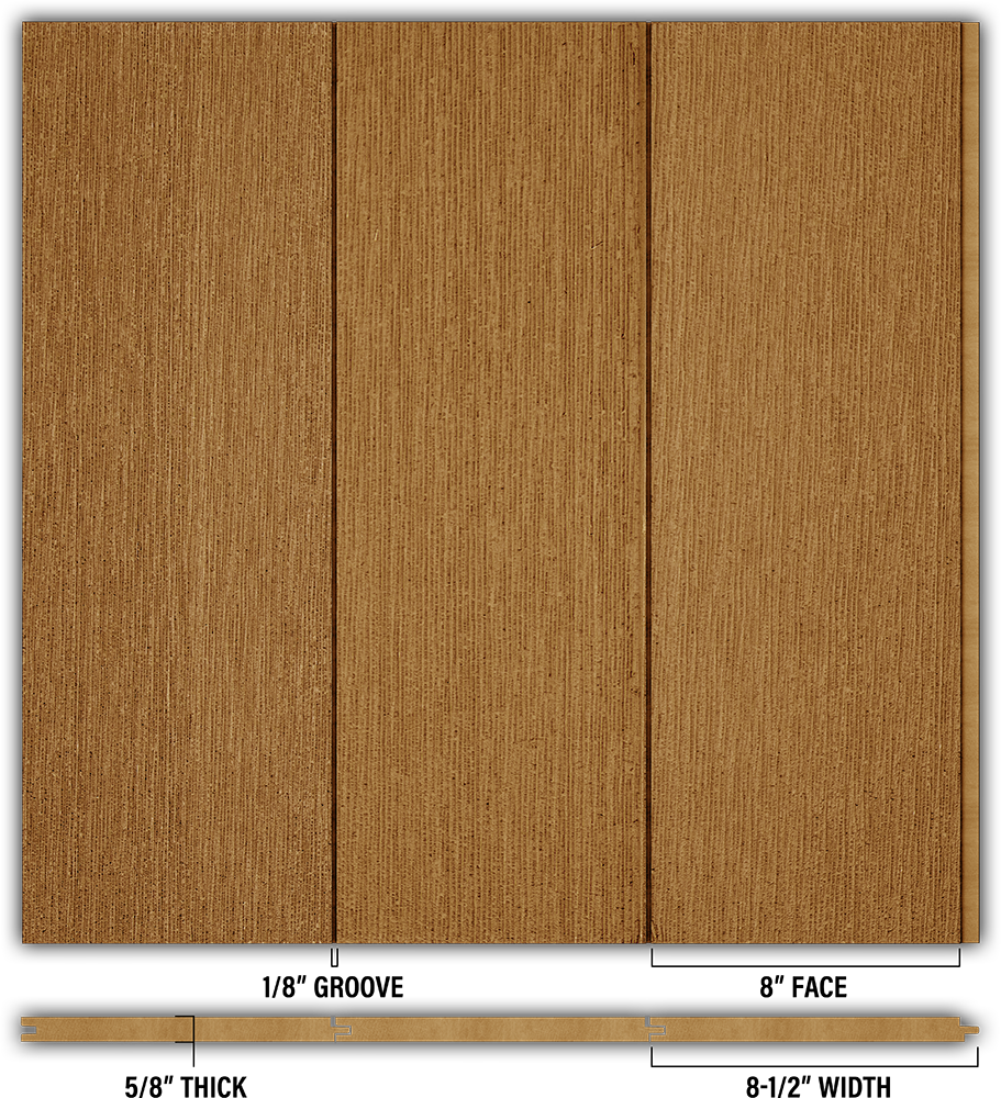 8″ RoughSawn T&G Modern Shiplap Strips - Individual