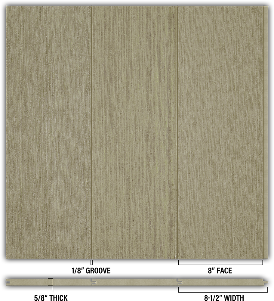 8″ RoughSawn T&G Modern Shiplap Strips - Individual