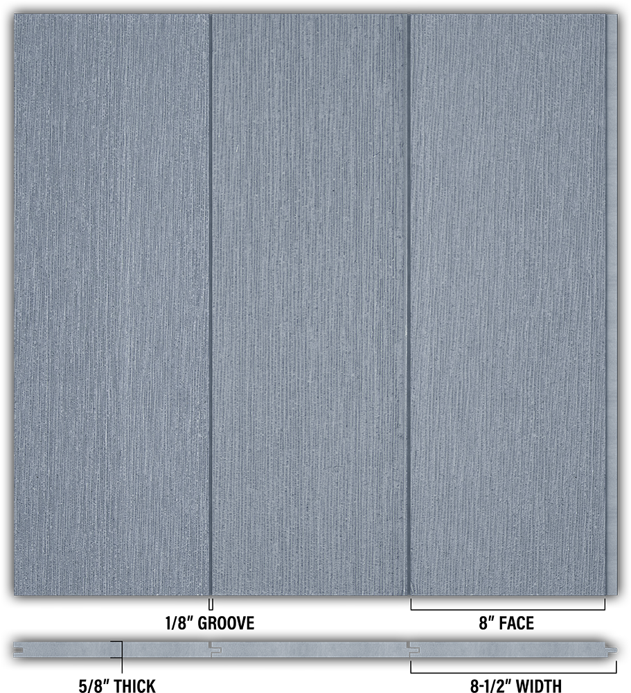 8″ RoughSawn T&G Modern Shiplap Strips - Individual