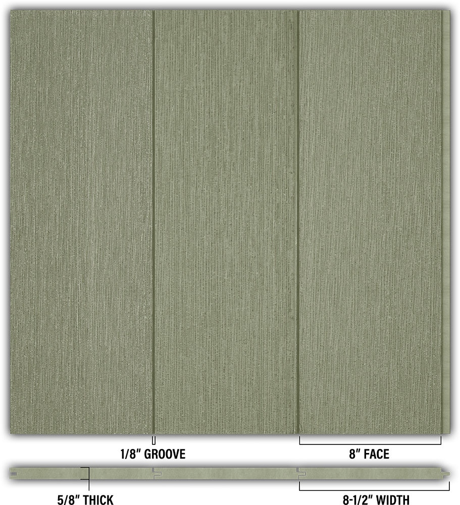 8″ RoughSawn T&G Modern Shiplap Strips - Individual