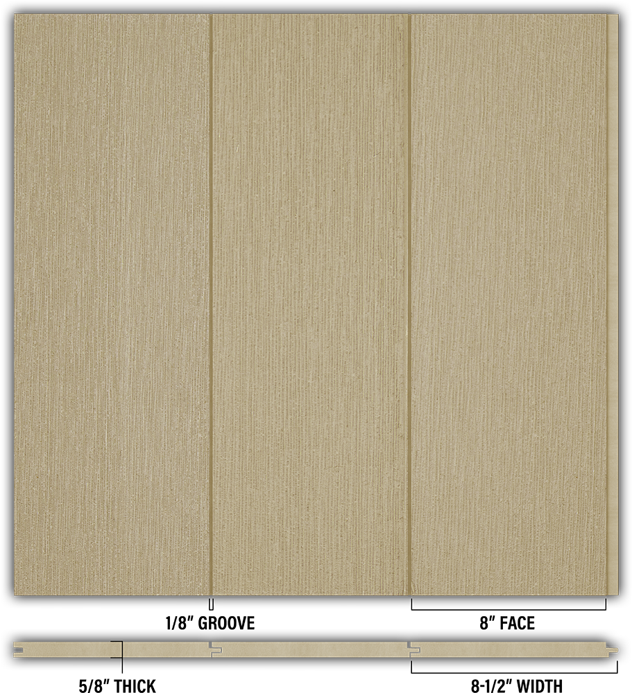 8″ RoughSawn T&G Modern Shiplap Strips - Individual
