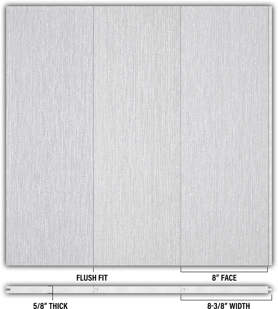 8″ RoughSawn T&G Modern Shiplap Strips - Individual