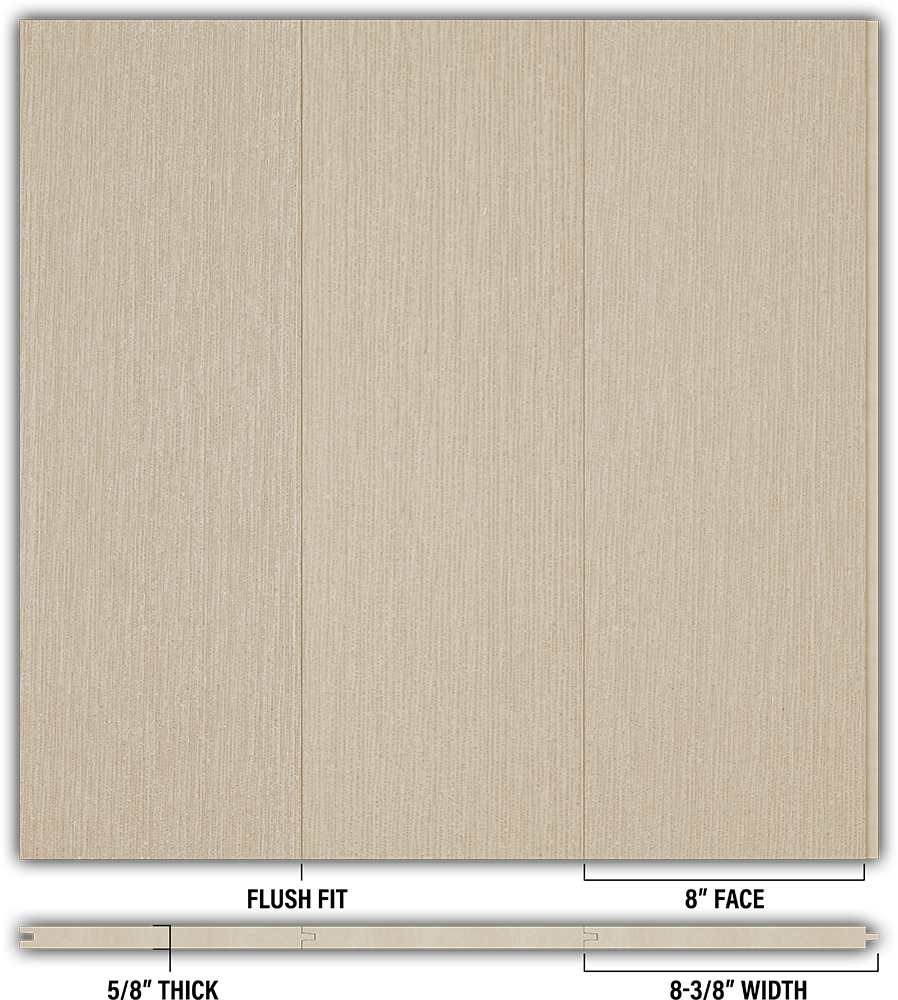 8″ RoughSawn T&G Modern Shiplap Strips - Individual