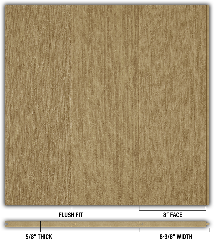 8″ RoughSawn T&G Modern Shiplap Strips - Individual