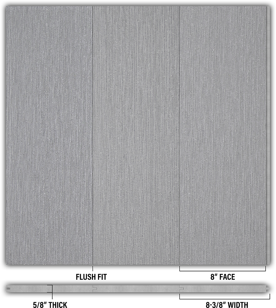 8″ RoughSawn T&G Modern Shiplap Strips - Individual