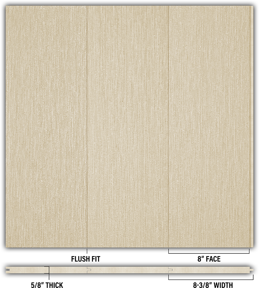 8″ RoughSawn T&G Modern Shiplap Strips - Individual