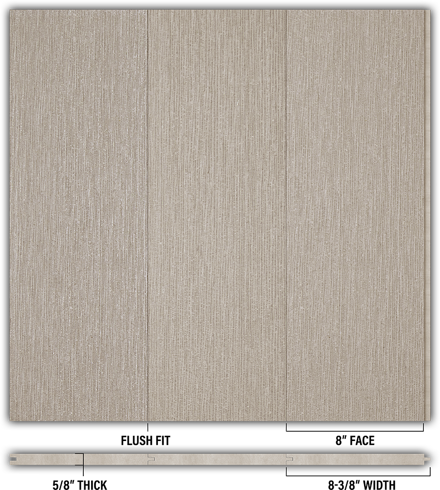8″ RoughSawn T&G Modern Shiplap Strips - Individual
