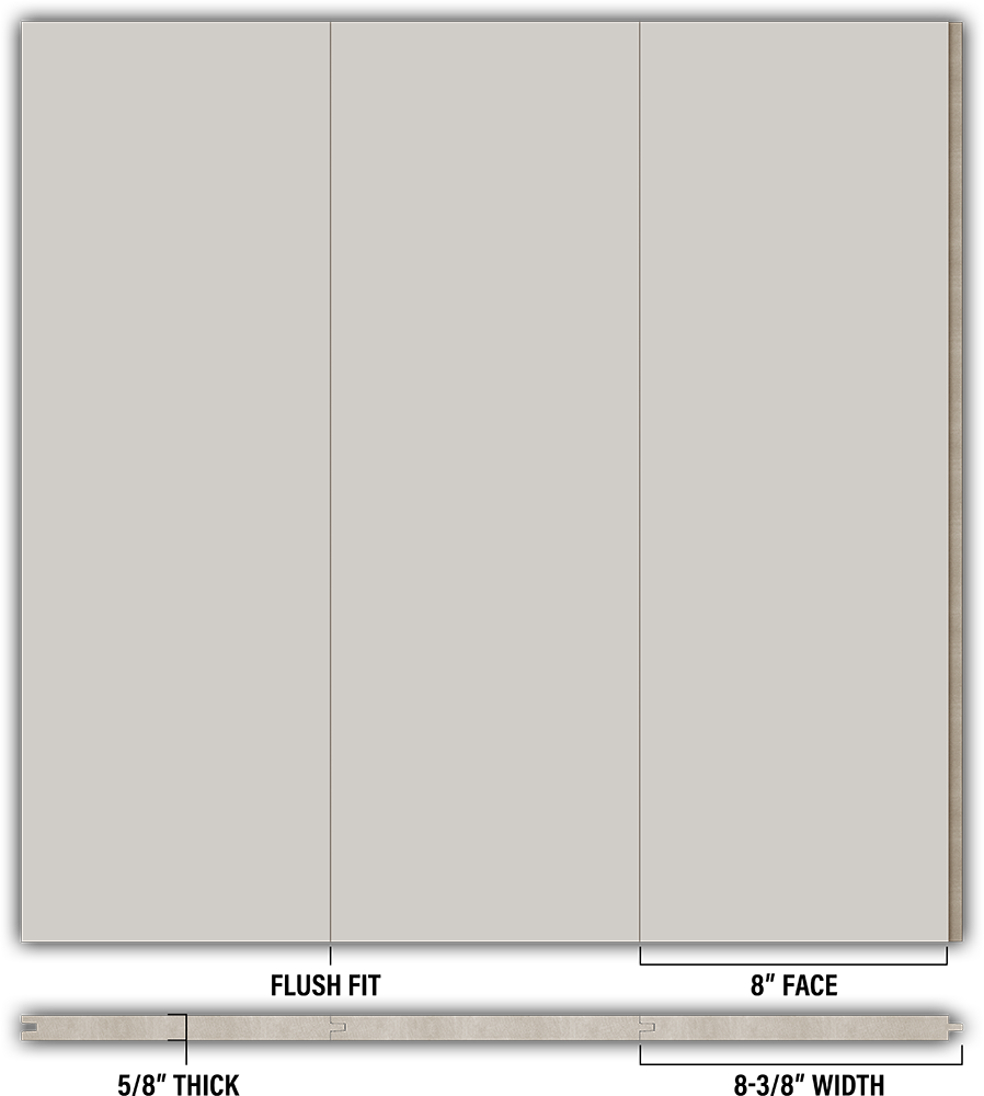 8″ Smooth T&G Modern Shiplap Strips - Individual