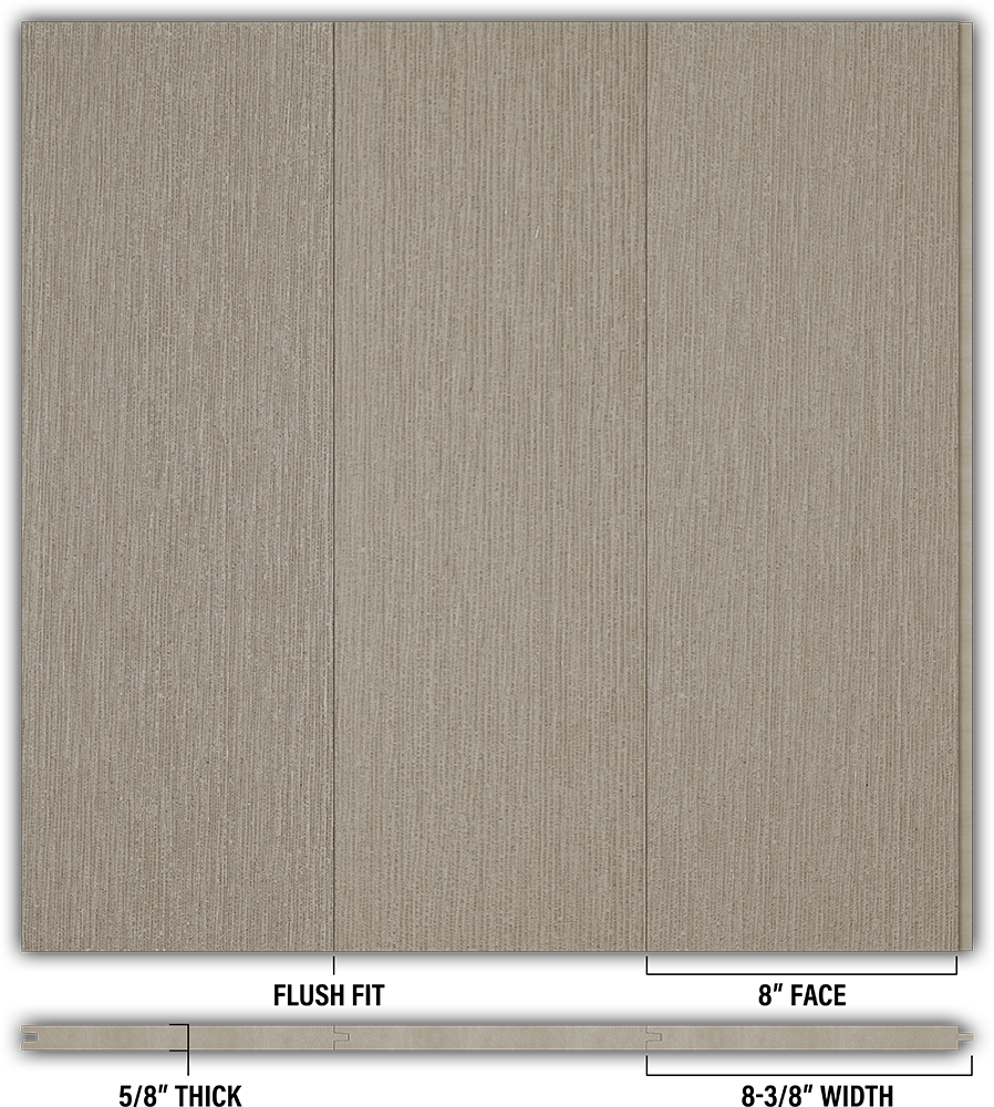 8″ RoughSawn T&G Modern Shiplap Strips - Individual