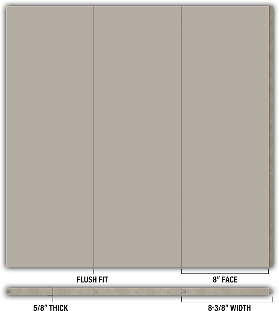 8″ Smooth T&G Modern Shiplap Strips - Individual