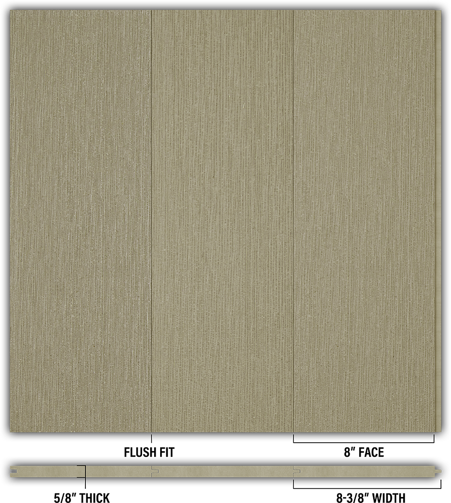 8″ RoughSawn T&G Modern Shiplap Strips - Individual