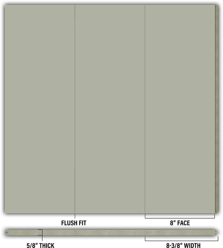 8″ Smooth T&G Modern Shiplap Strips - Individual