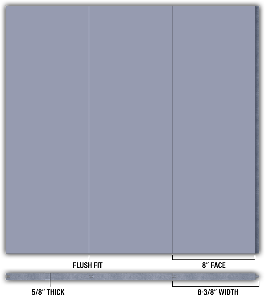 8″ Smooth T&G Modern Shiplap Strips - Individual