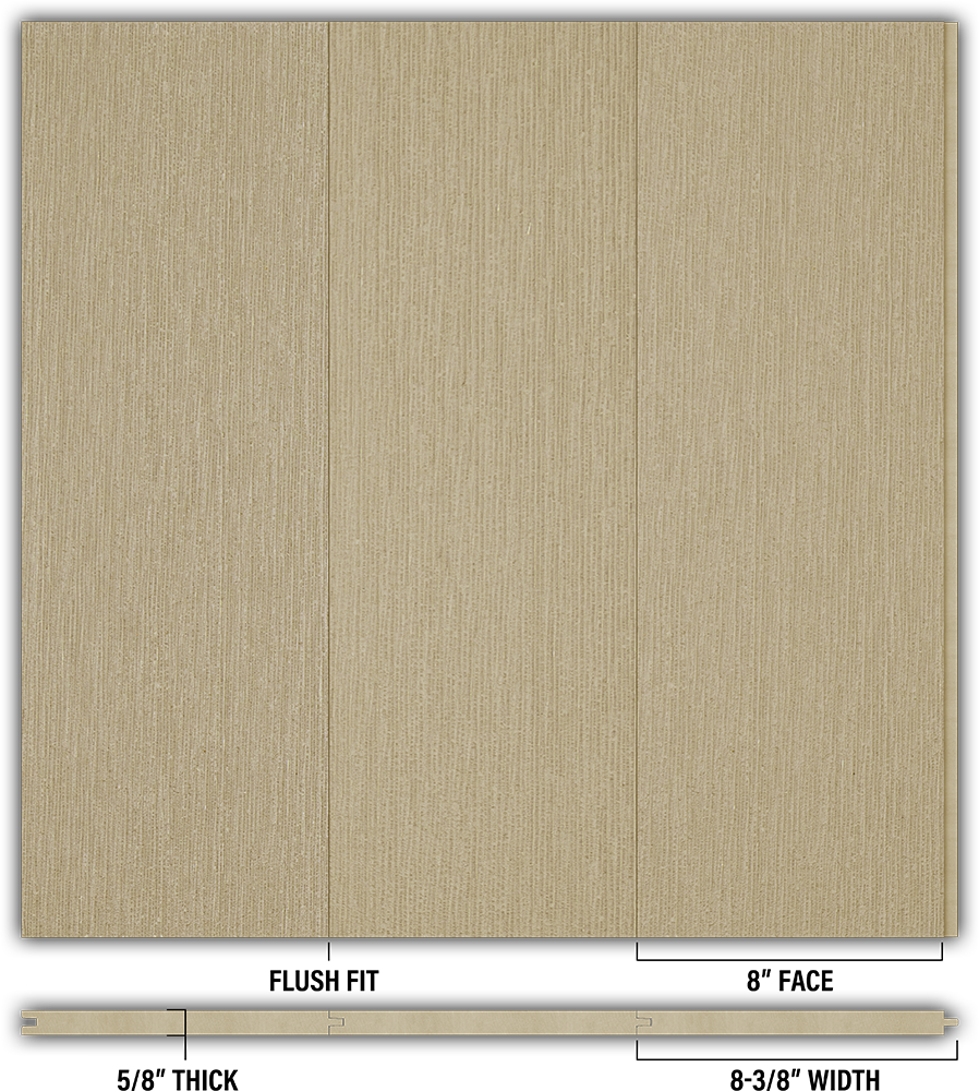 8″ RoughSawn T&G Modern Shiplap Strips - Individual