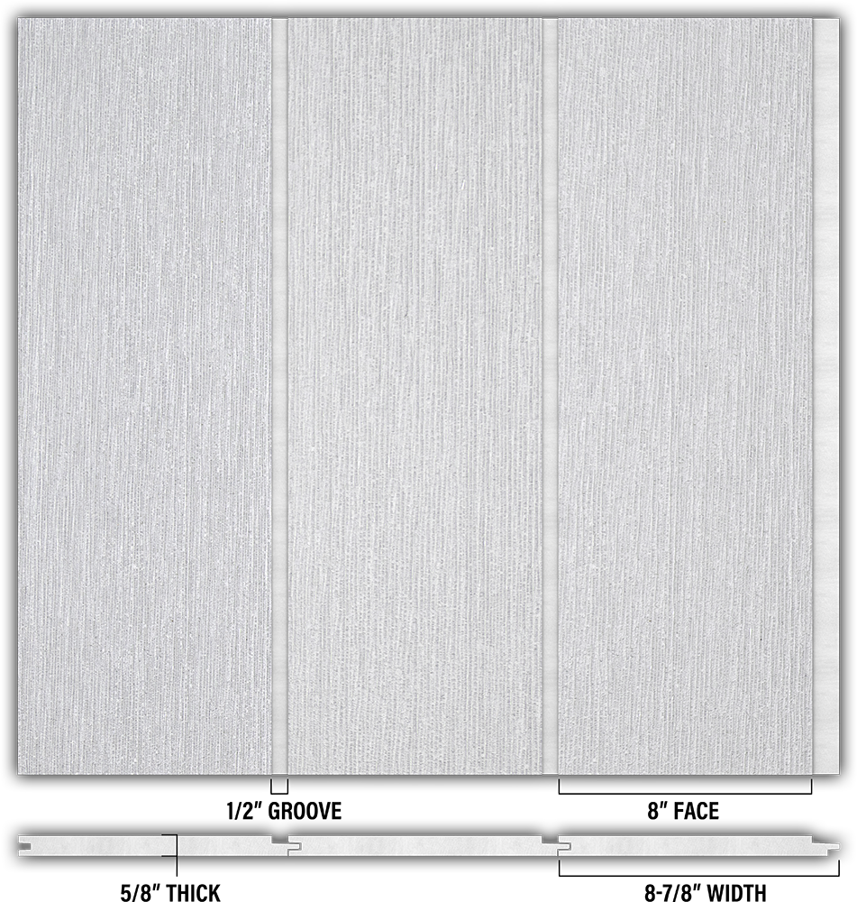 8″ RoughSawn T&G Modern Shiplap Strips - Individual