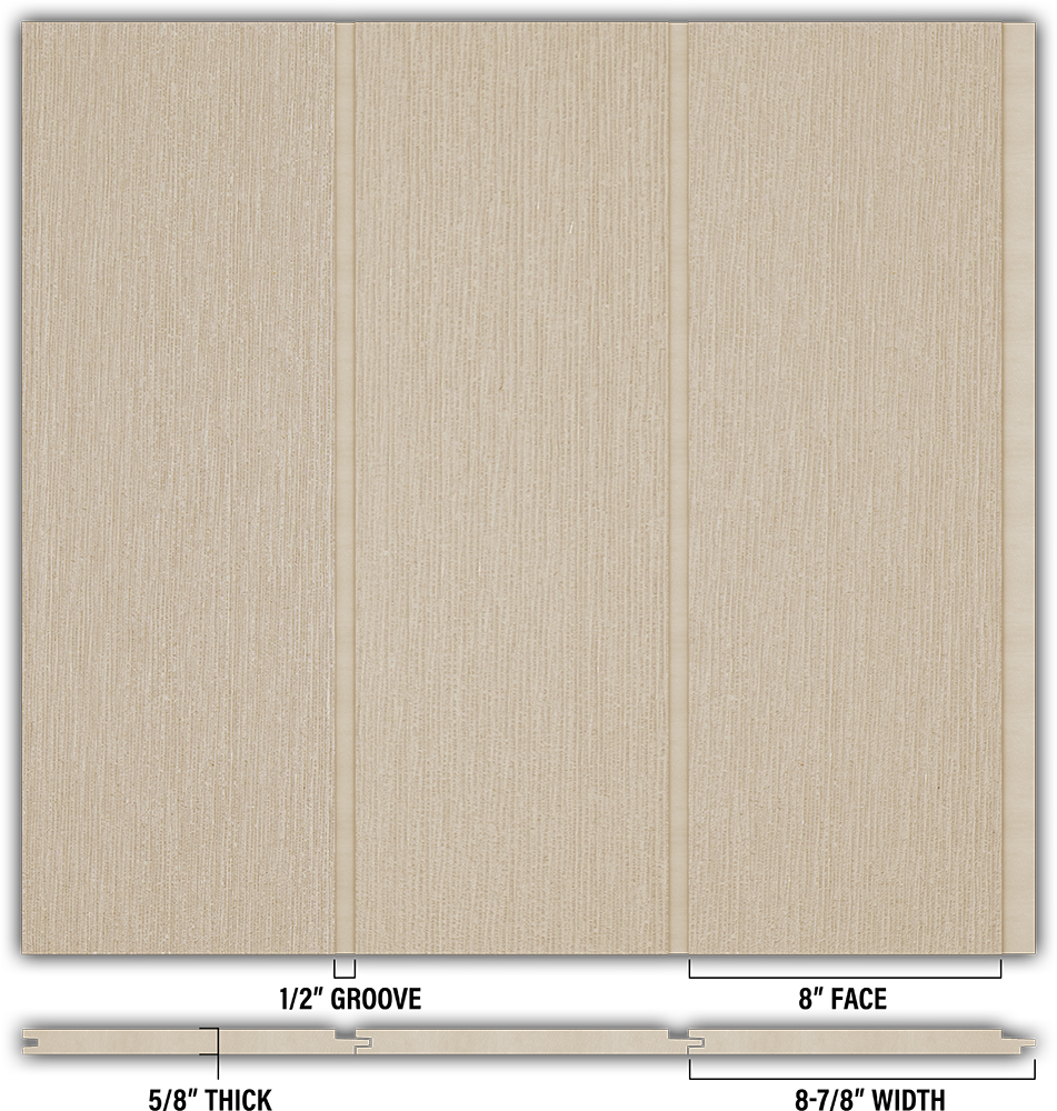 8″ RoughSawn T&G Modern Shiplap Strips - Individual
