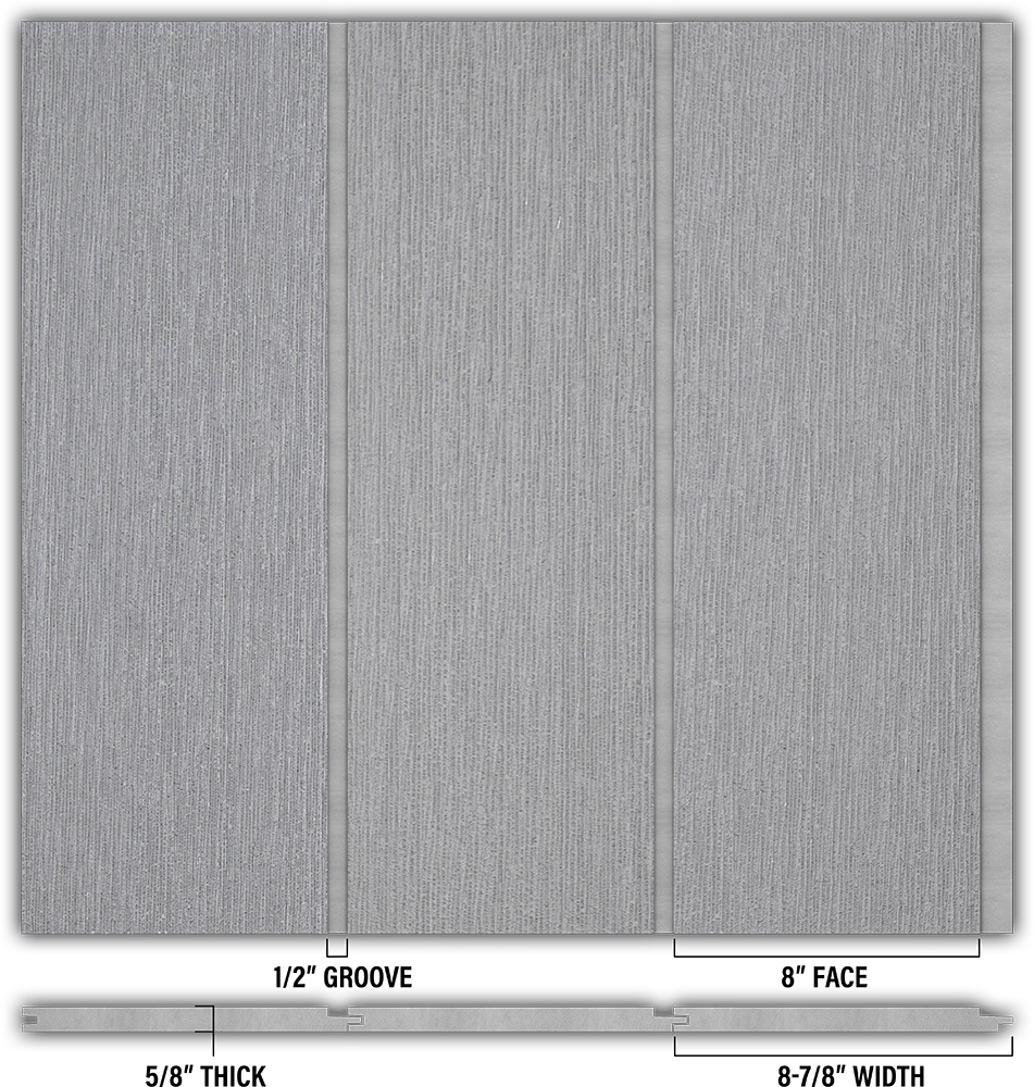 8″ RoughSawn T&G Modern Shiplap Strips - Individual