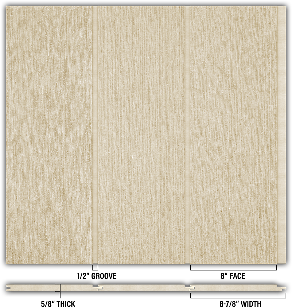 8″ RoughSawn T&G Modern Shiplap Strips - Individual