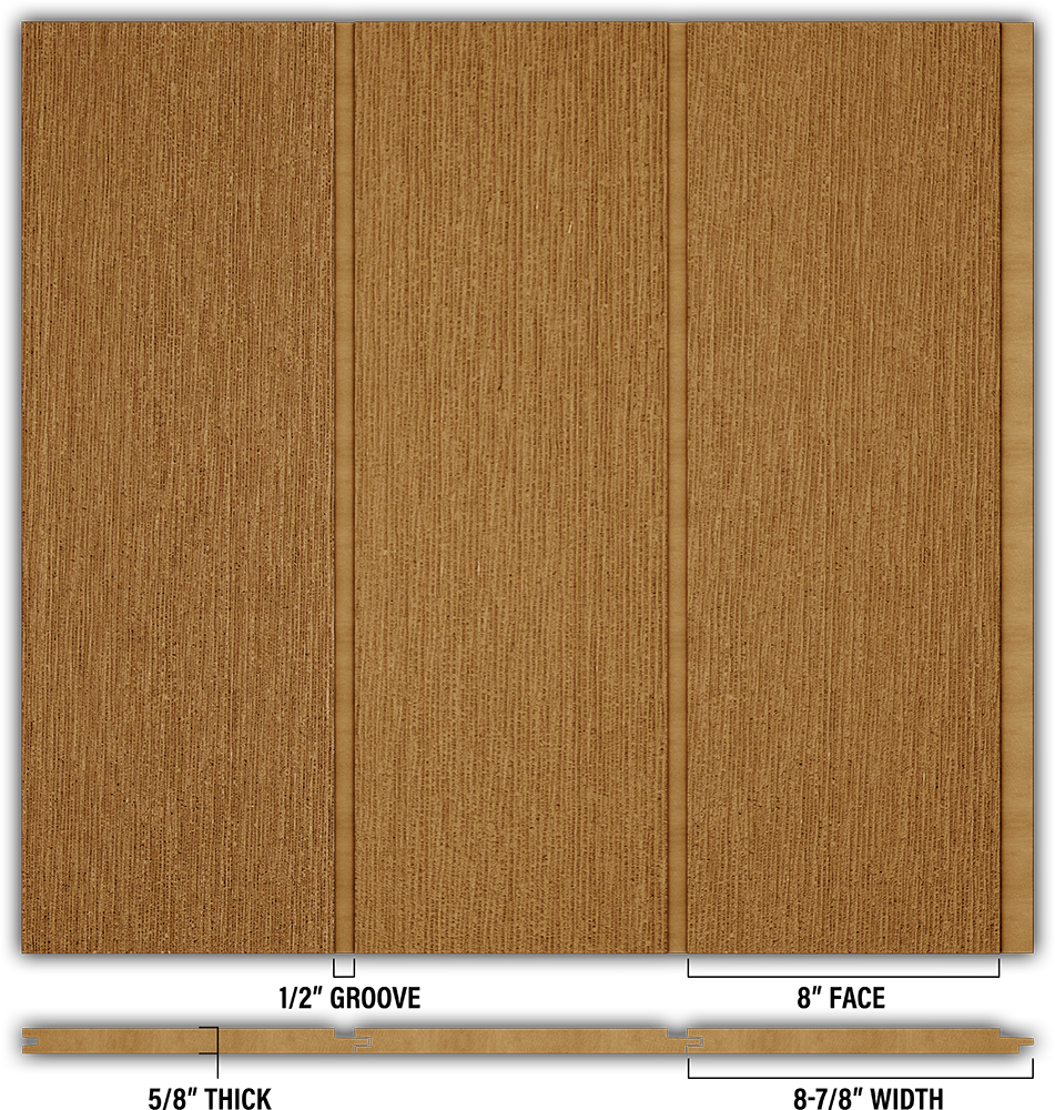 8″ RoughSawn T&G Modern Shiplap Strips - Individual