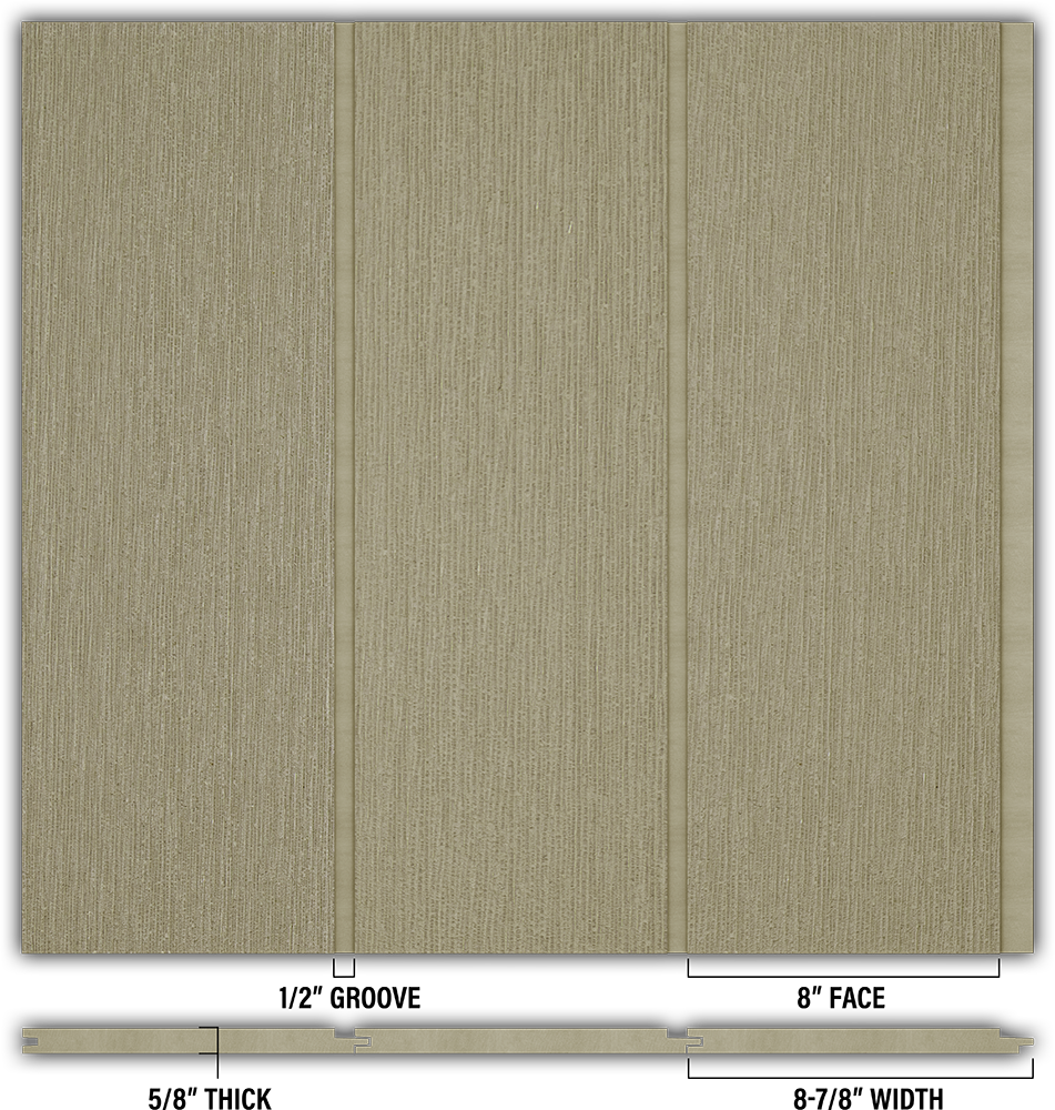 8″ RoughSawn T&G Modern Shiplap Strips - Individual