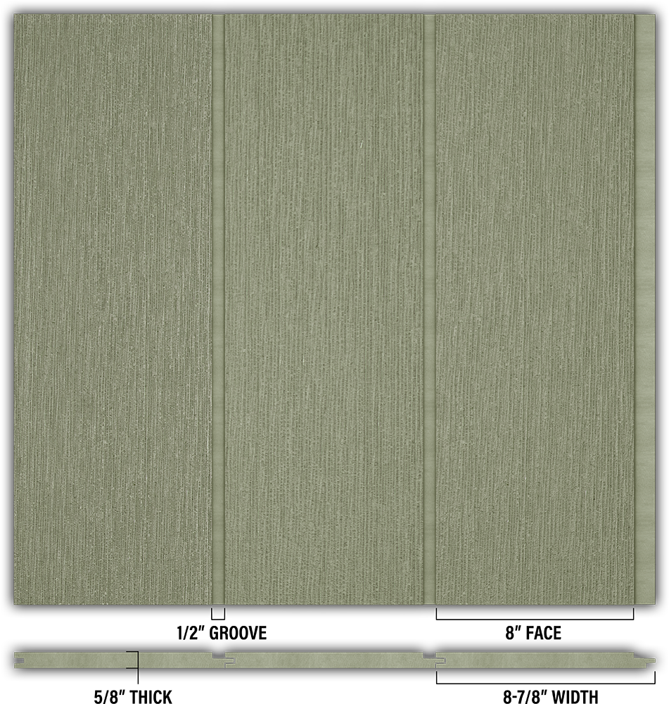 8″ RoughSawn T&G Modern Shiplap Strips - Individual